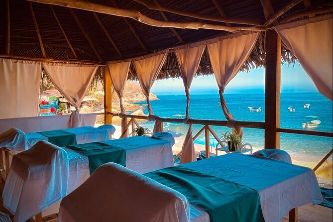 Relaxing beachfront massage at Mismaloya Beach in Puerto Vallarta